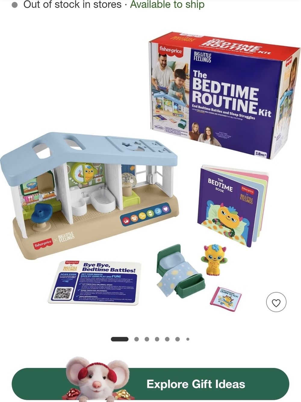 Fisher-Price Bedtime Routine Playset